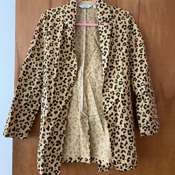 & Other Stories Leopard Print Blazer with Belt - Picture 5 of 6
